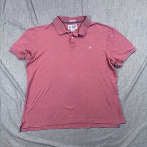 Original Penguin Polo Shirt Mens Large Classic‎ Fit Embroidered Penguin Casual
